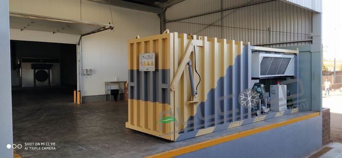 Refroidisseurs complètement automatiques de légumes de palettes de R404A 72KW 3P 4 3